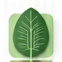 Icona di un percorso personalizzato con foglia e lente d'ingrandimento